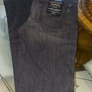 Men's Dark Gray Jeans Size 33” W 34” Inseam NWT